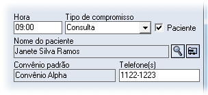 Novos campos na Agenda