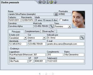 Novos campos na ficha Dados Pessoais