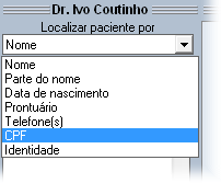 Localizar paciente por CPF