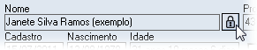 Alteração do nome do paciente